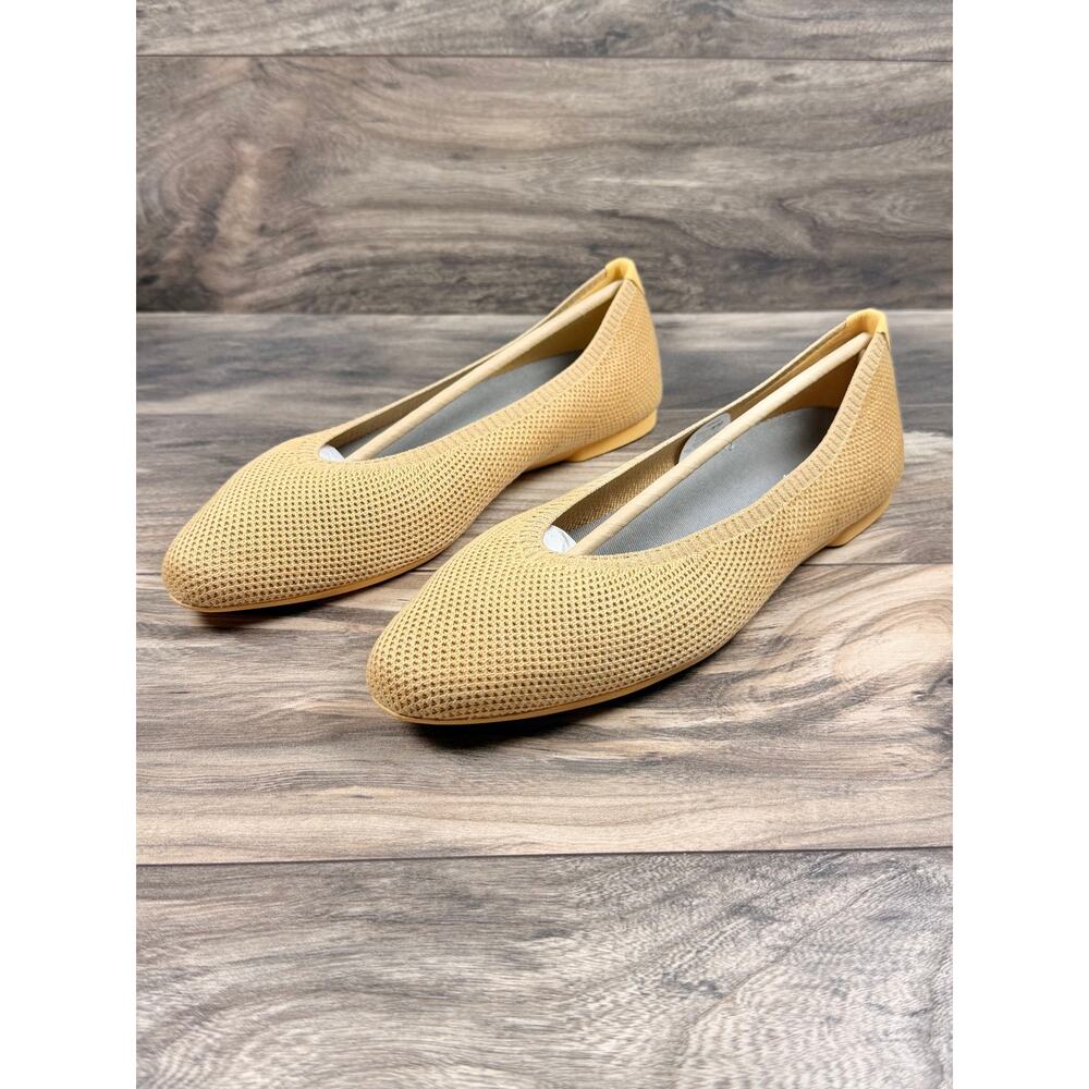 NIB Allbirds 10 Tree Breezer Point Ballet Flats Forage Tan - Picture 4 of 10